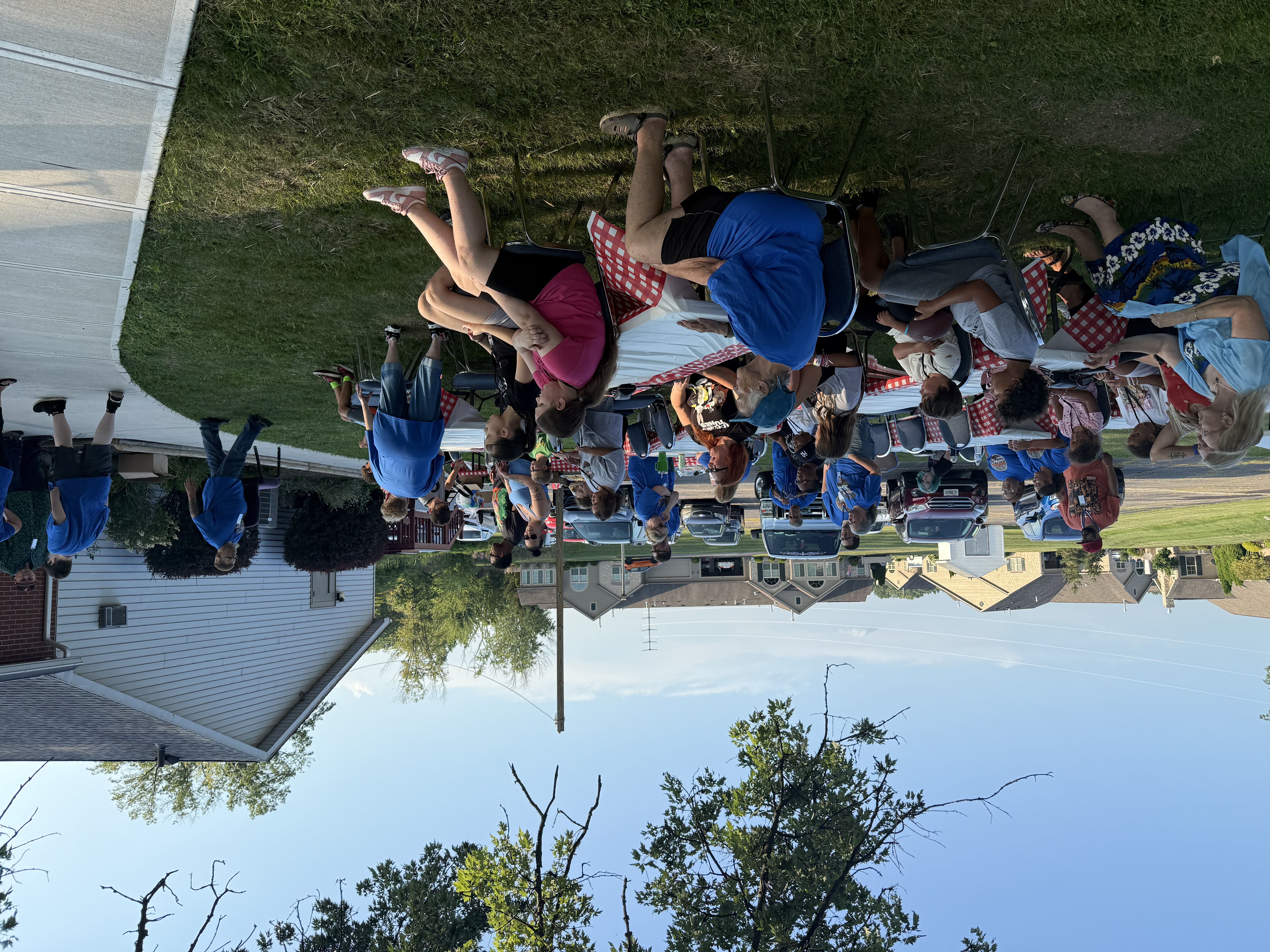 People serving together